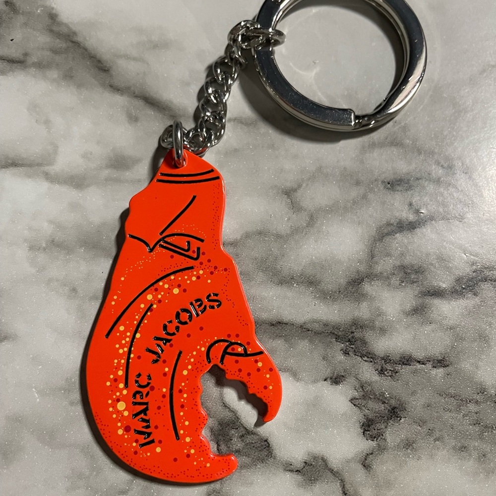 Marc Jacobs Orange Crab Claw
Bottle Opener Key Ring